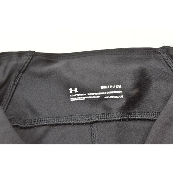 Under Armour Leggings Women's Black Orange Compression Size SM/P - Picture 5 of 8